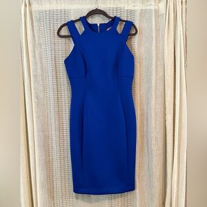 Calvin Klein Blue Sleeveless Dress